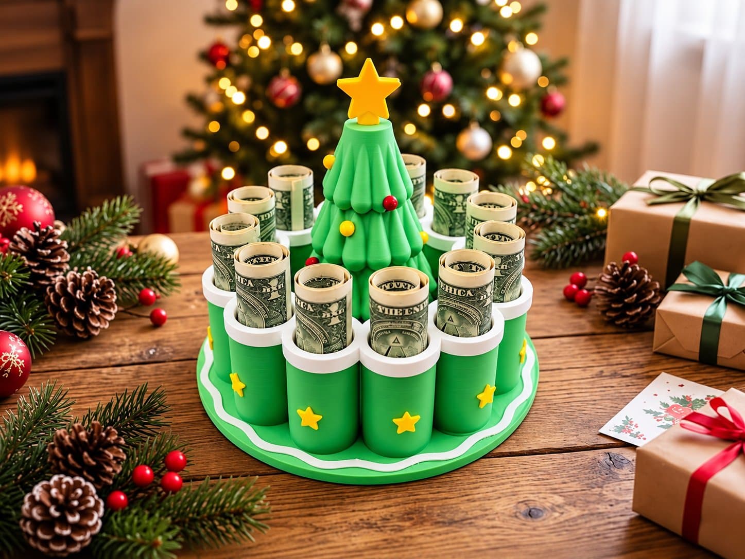 Christmas Tree Money Gift Holder 12 Cash Slots β cover photo