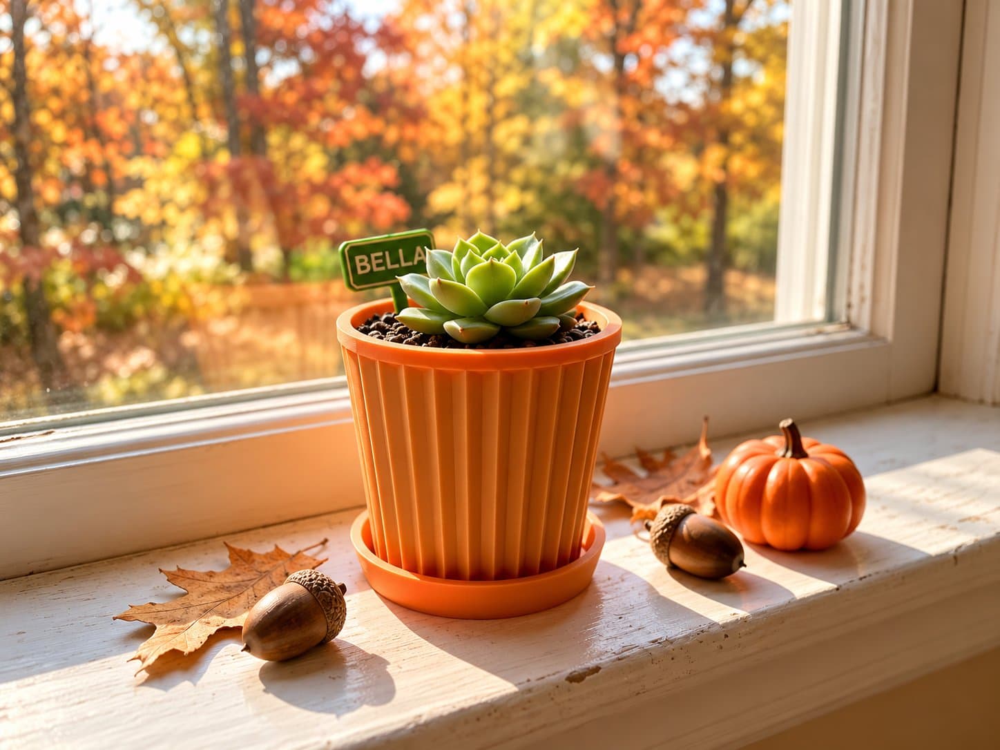Customizable Ribbed Plant Pot With Name Tag — cover photo