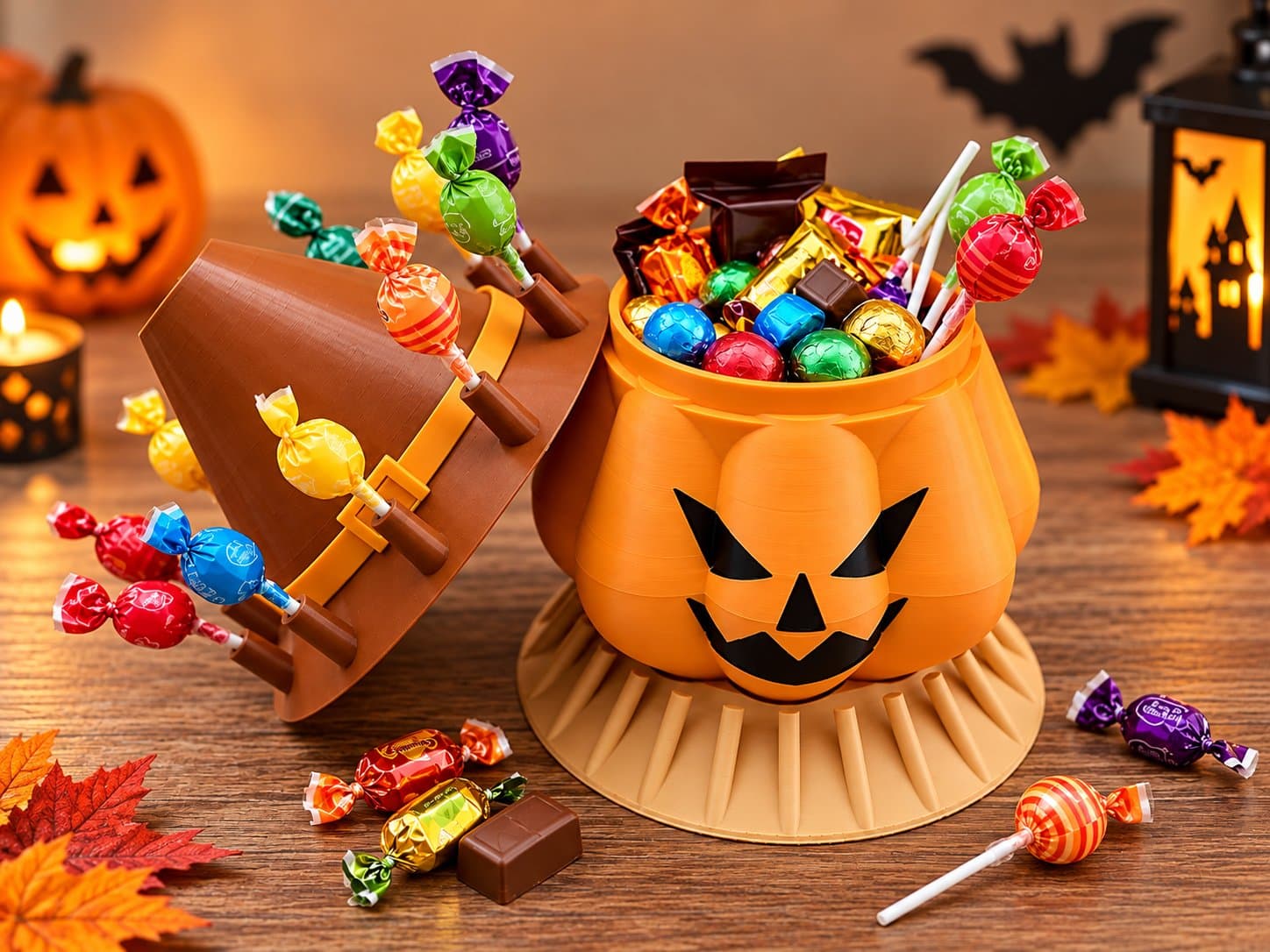 Halloween Pumpkin Scarecrow Lollipop Holder β cover photo